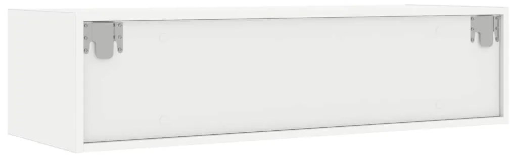 Móvel de TV com luzes LED 100X35,5x25 cm branco
