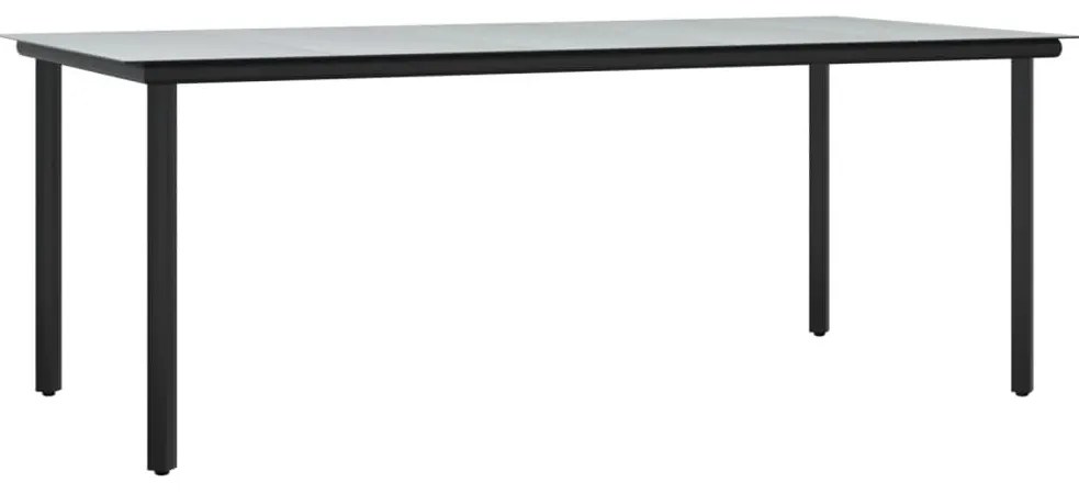 9 pcs conjunto de jantar p/ jardim c/ almofadões vime PE preto