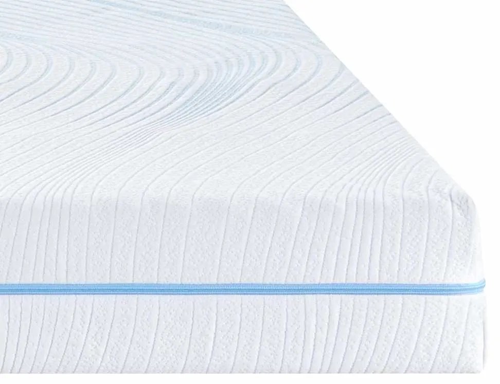 Colchões Branco 140 x 190 cm Tecido jacquard 100% poliéster