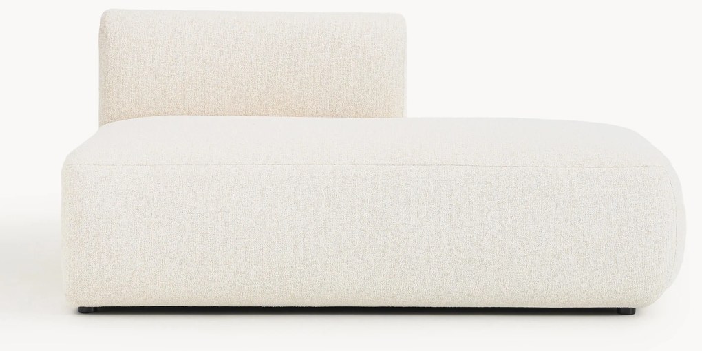 Módulo chaise longue em bouclé Sofia