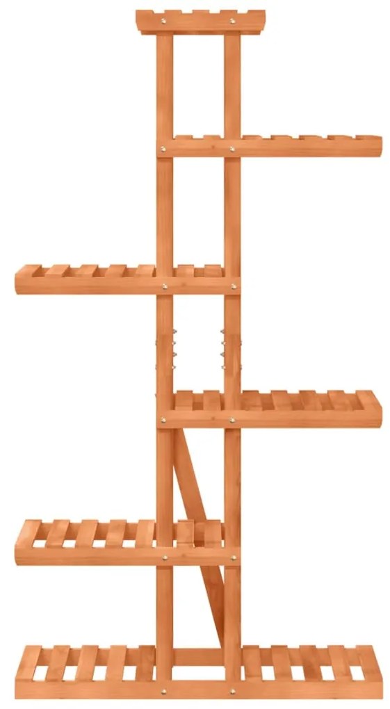 Suporte de plantas 75x25x140,5 cm madeira de abeto maciça