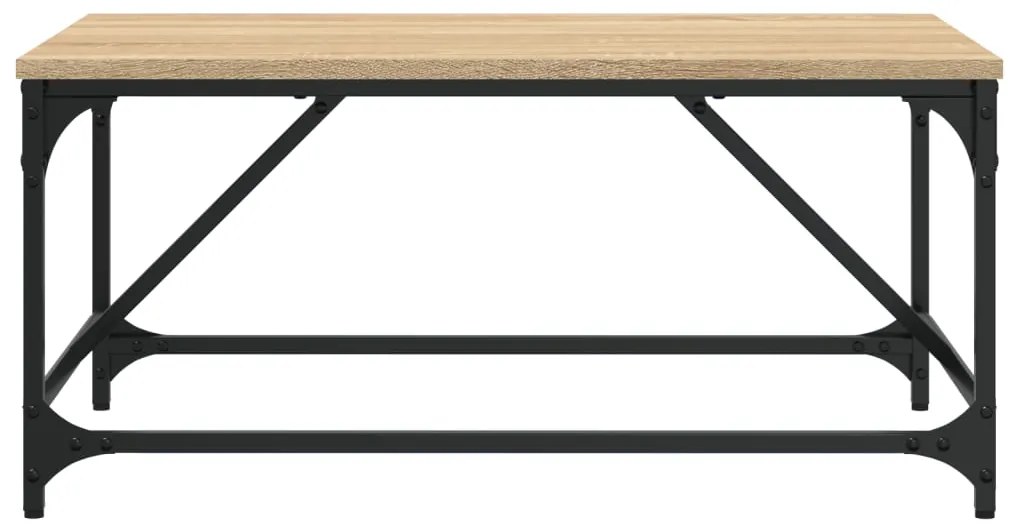 Mesa de centro 75x50x35 cm derivados de madeira carvalho sonoma
