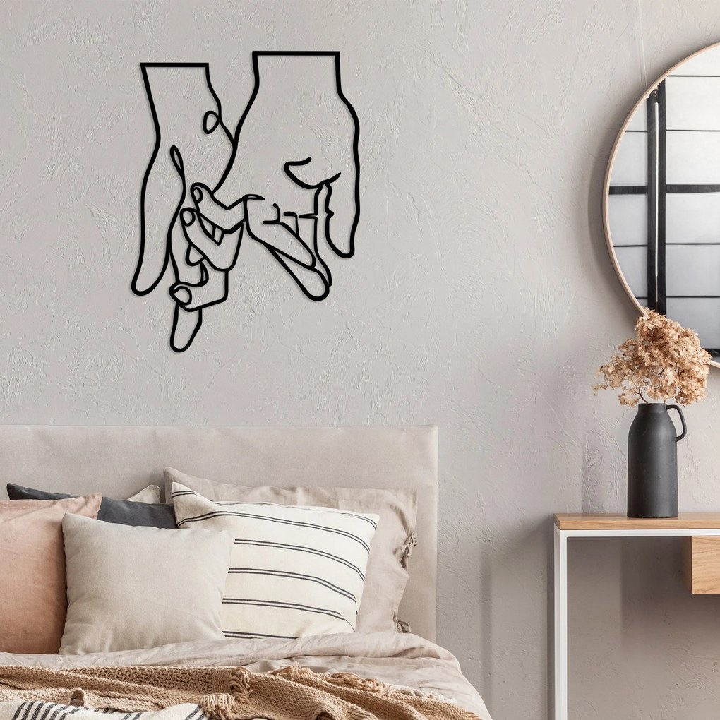 Acessório Decorativo de Parede Model-084 – Preto – 58 x 76 cm