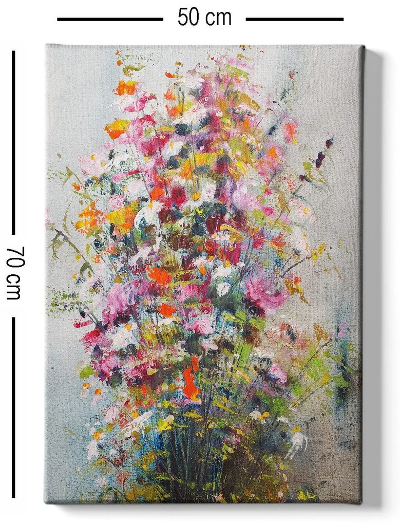 Pintura Decorativa em Tela 159646088 – Multicolor – 50 x 70 cm