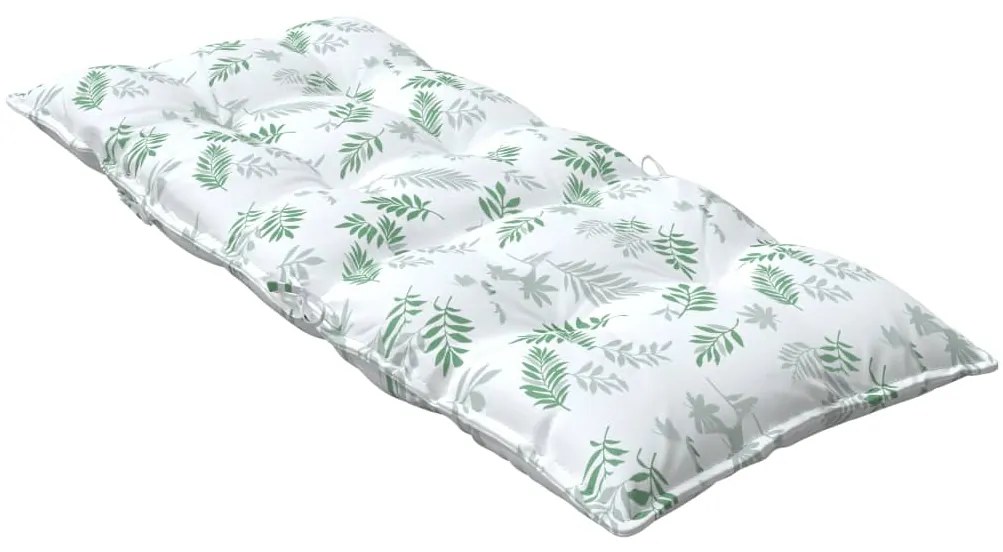 Almofadões p/ cadeira encosto alto 6 pcs tecido oxford folhas