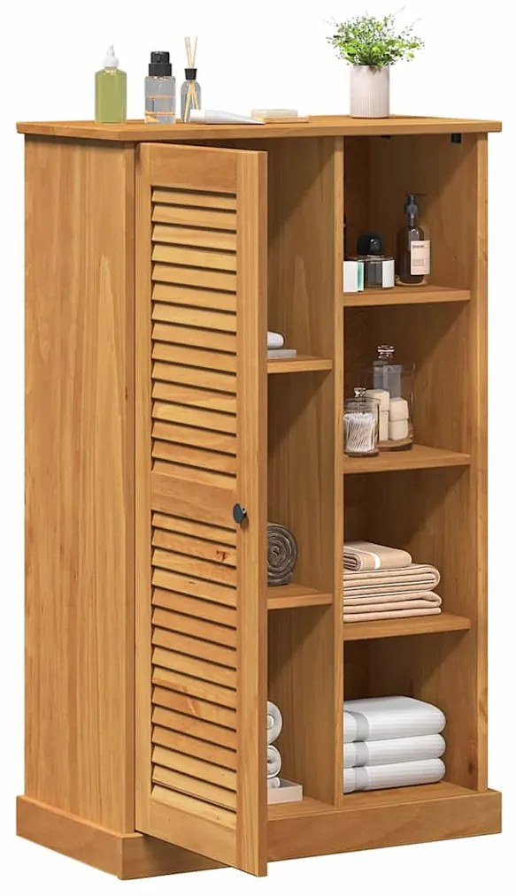 Armário de Banheiro castanho mel 68 x 34 x 110 cm