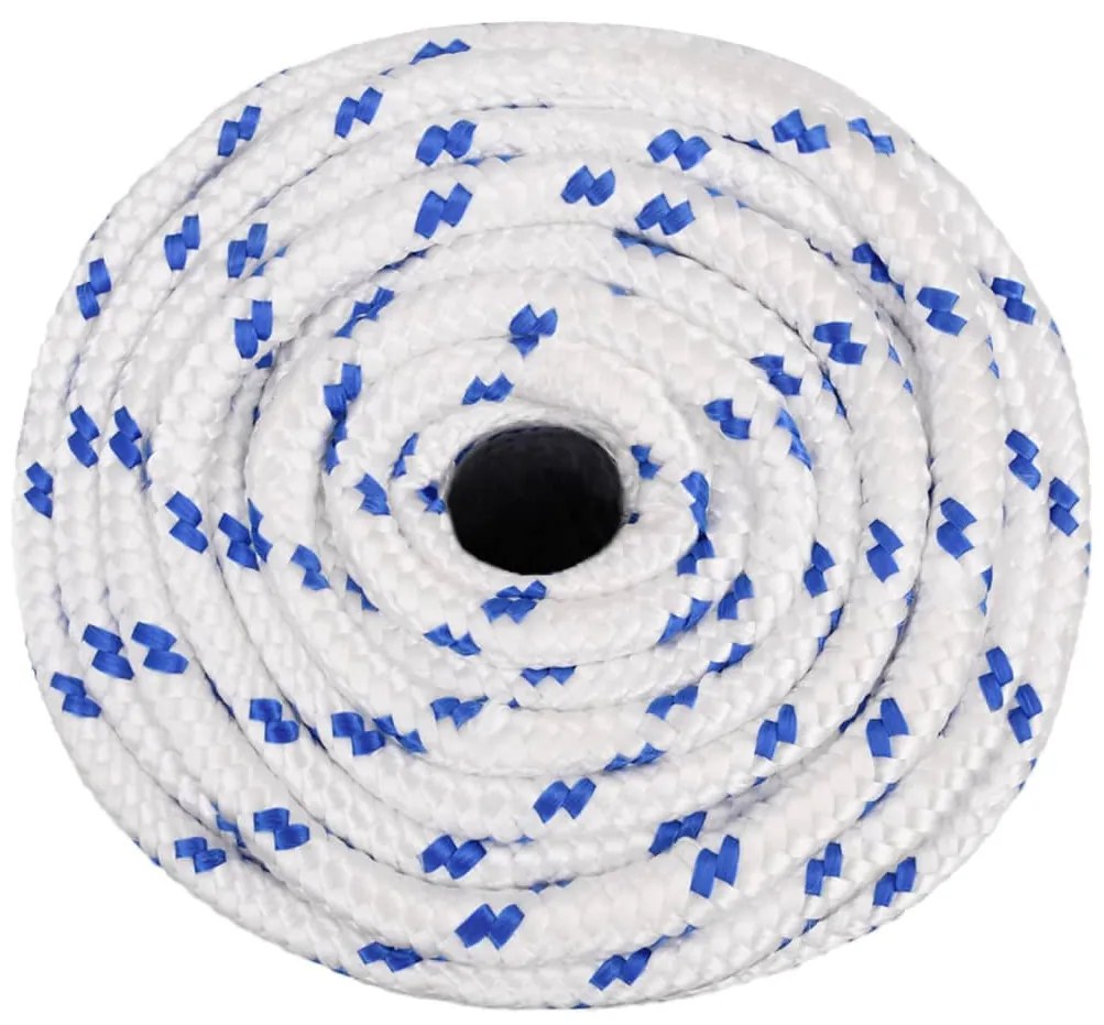 Corda de barco 16 mm 25 m polipropileno branco