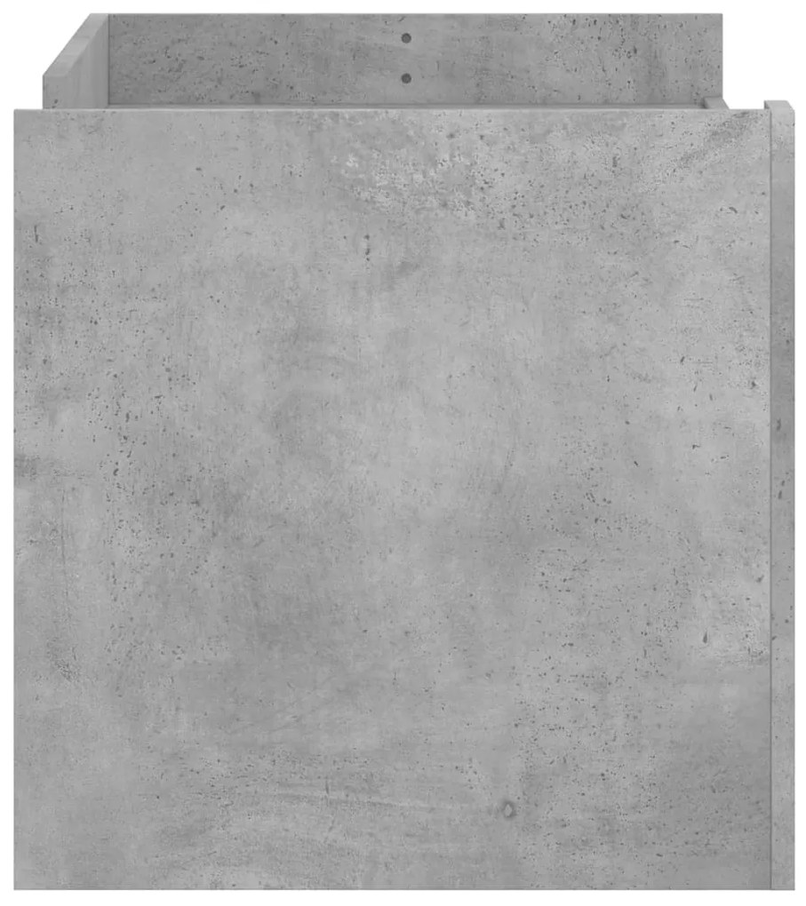 Mesa de centro 100x50x50cm derivados de madeira cinza cimento