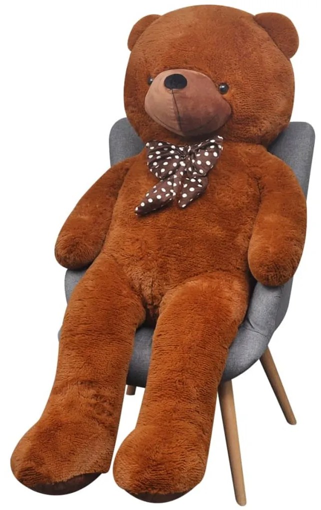 Urso de peluche XXL 85 cm castanho