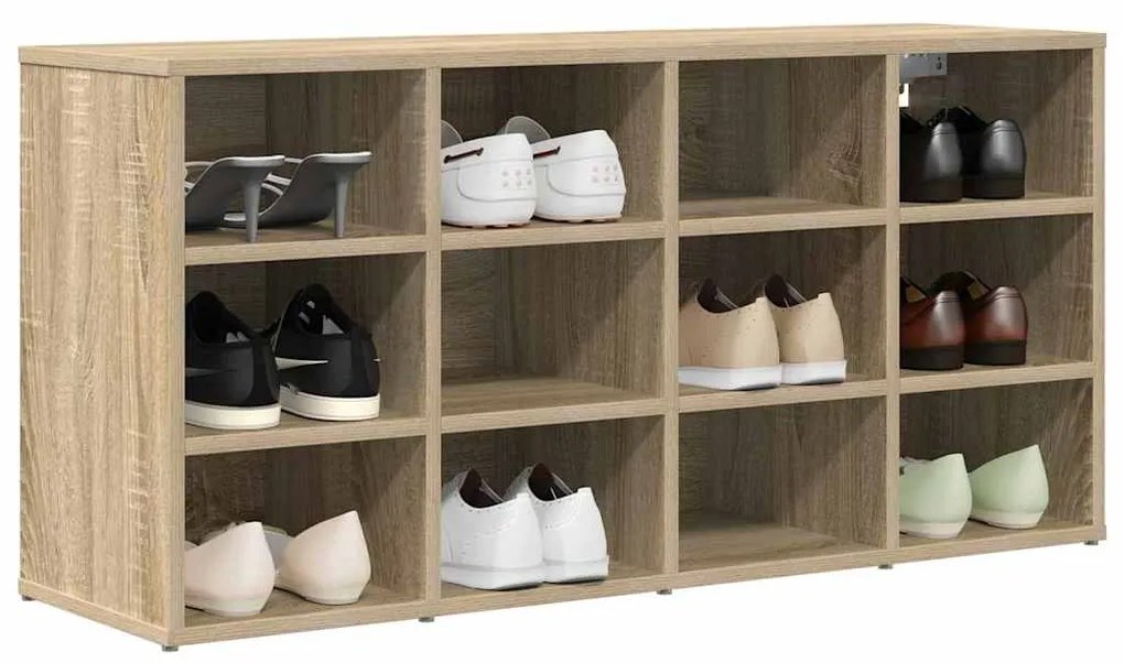 Armário de Sapatos com prateleira Carvalho sonoma 103x30x51 cm