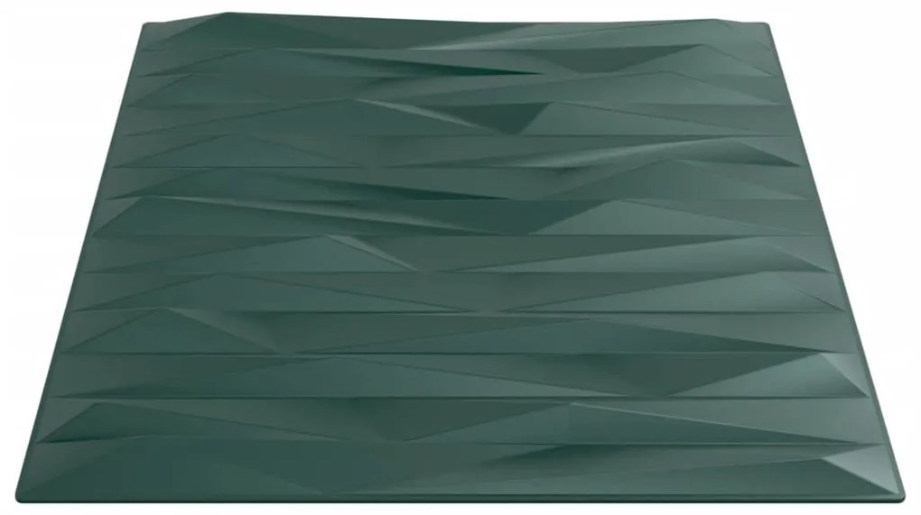 Painéis de parede 48 pcs 50x50 cm 12m² XPS pedra verde