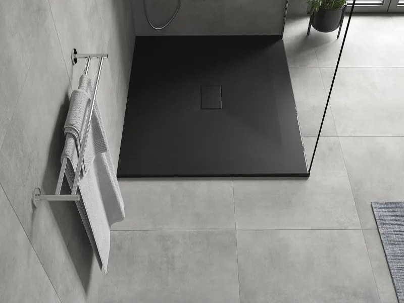 Mexen Hugo base de duche retangular SMC 110 x 100 cm, preta - 42701011