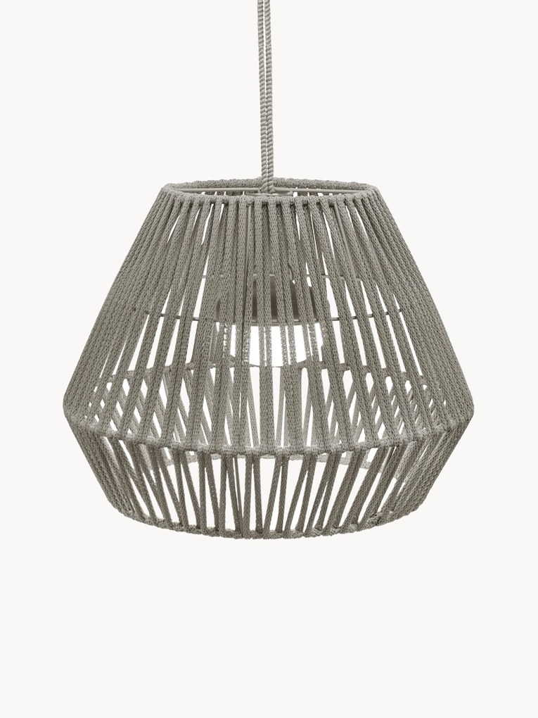 Candeeiro suspenso LED portátil regulável para exterior Conta