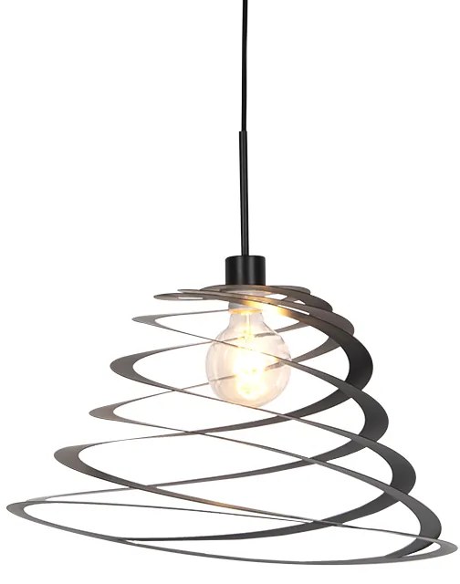 Candeeiro de suspensão design com abajur em espiral 50 cm - Scroll Design,Moderno