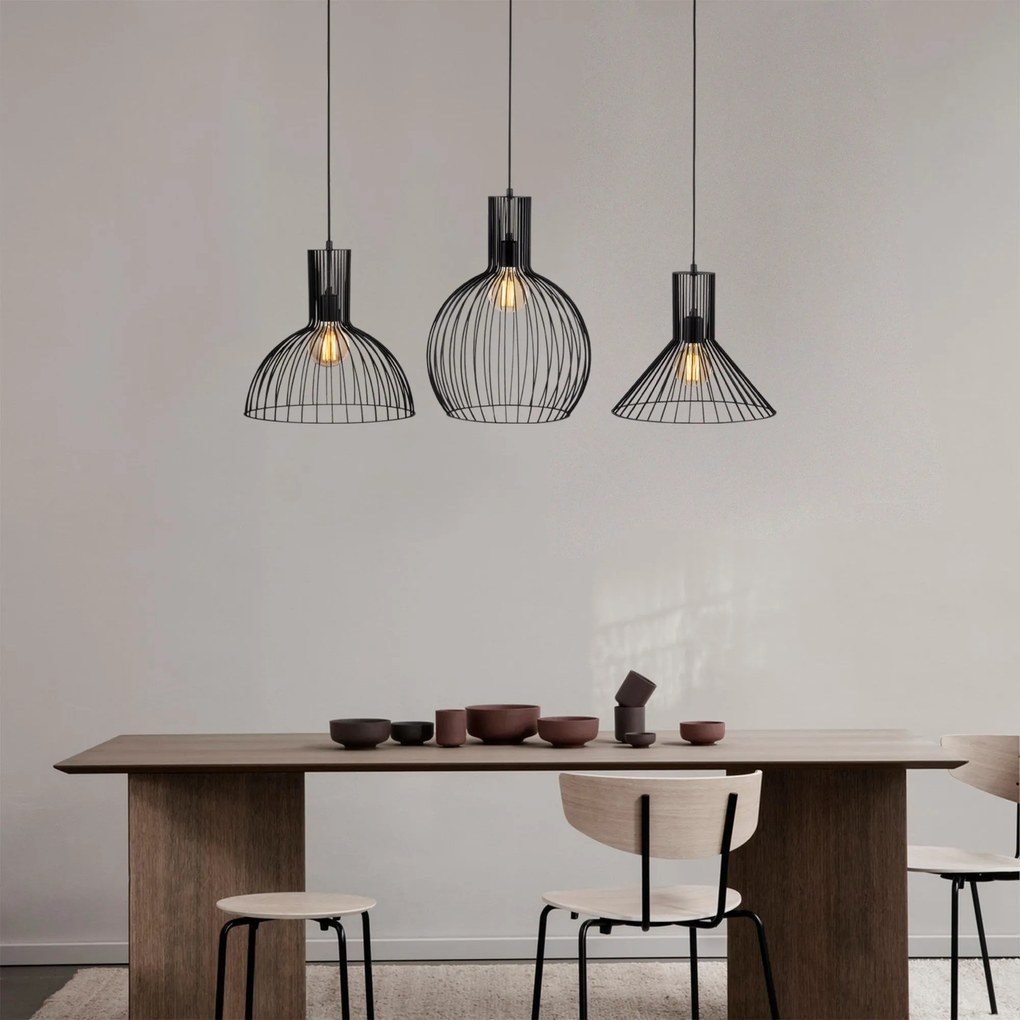 Candeeiro Fellini – Preto – 145 x 38 cm