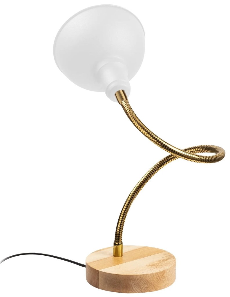 Candeeiro de Mesa Kumluca – Branco – 16x52 cm