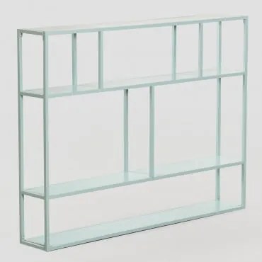 Estante de Parede Modular em Metal (120 cm) Thura Verde Abeto - Sklum