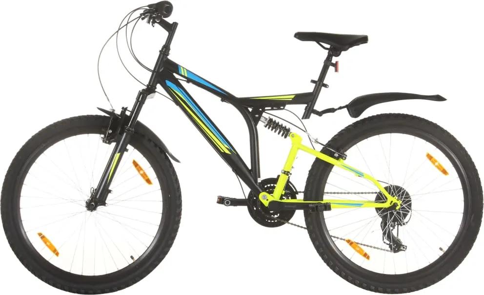 Bicicleta de montanha 21 velocidades roda 26" 49 cm preto
