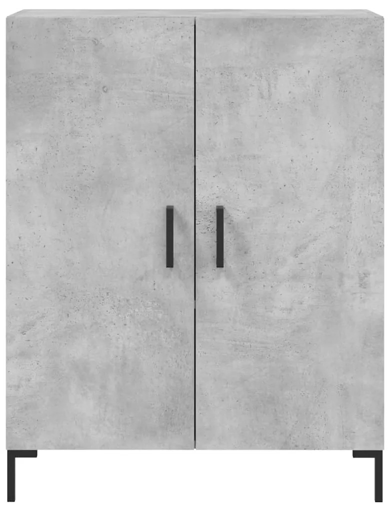 Armário alto 69,5x34x180 cm derivados de madeira cinza cimento