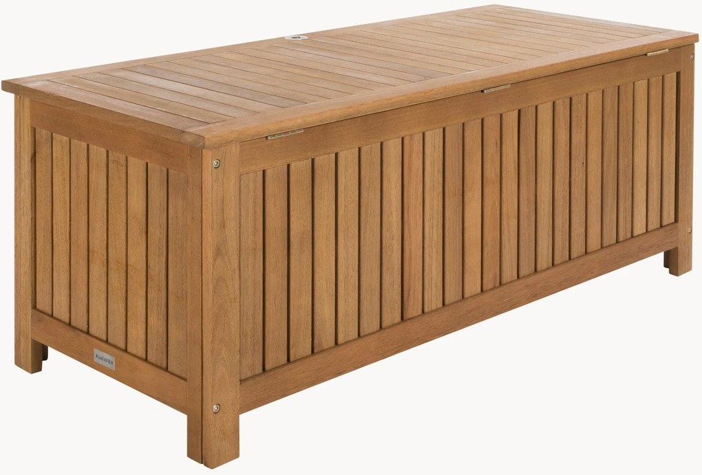 Caixa de armazenamento para almofadas de jardim em madeira de eucalipto Abri