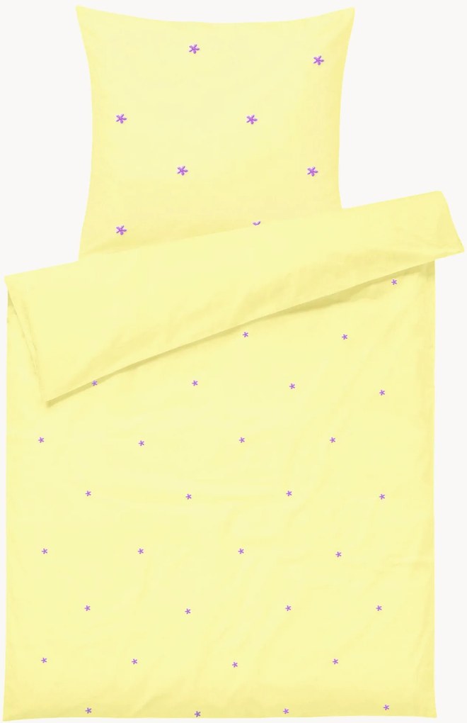 Conjunto de roupa de cama infantil em algodão Daisy