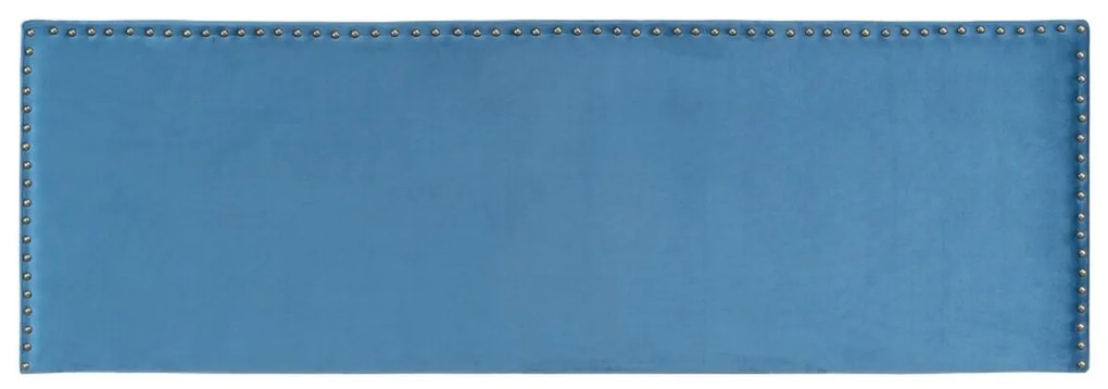 Cabeceira de Cama 180 X 6 X 60 cm Tecido Sintético Azul