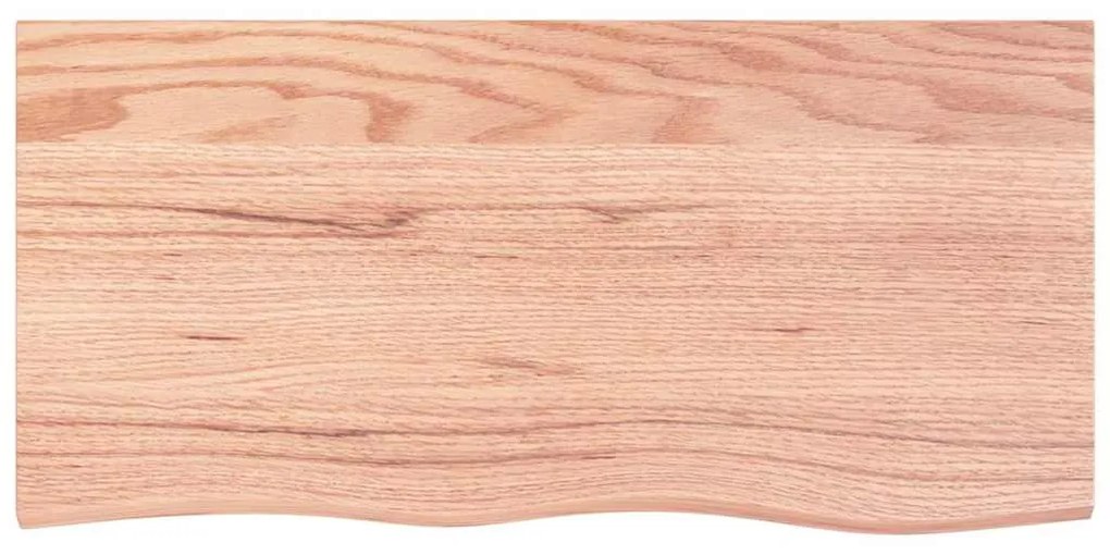 Prateleira de parede 100x50x(2-4) cm carvalho tratado castanho