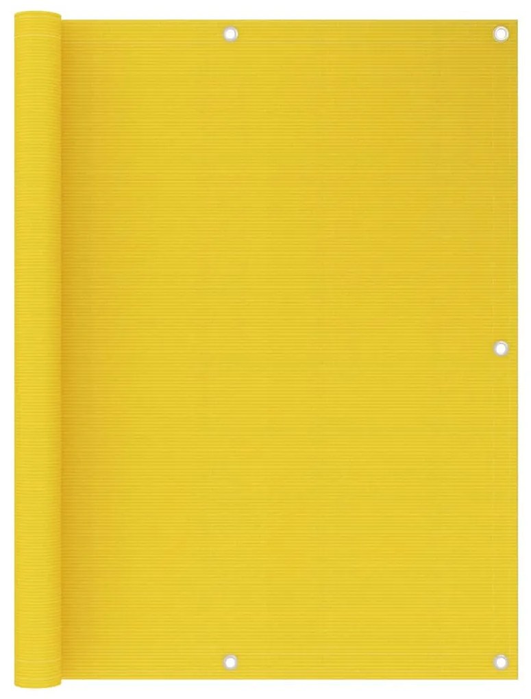 Tela de varanda 120x300 cm PEAD amarelo