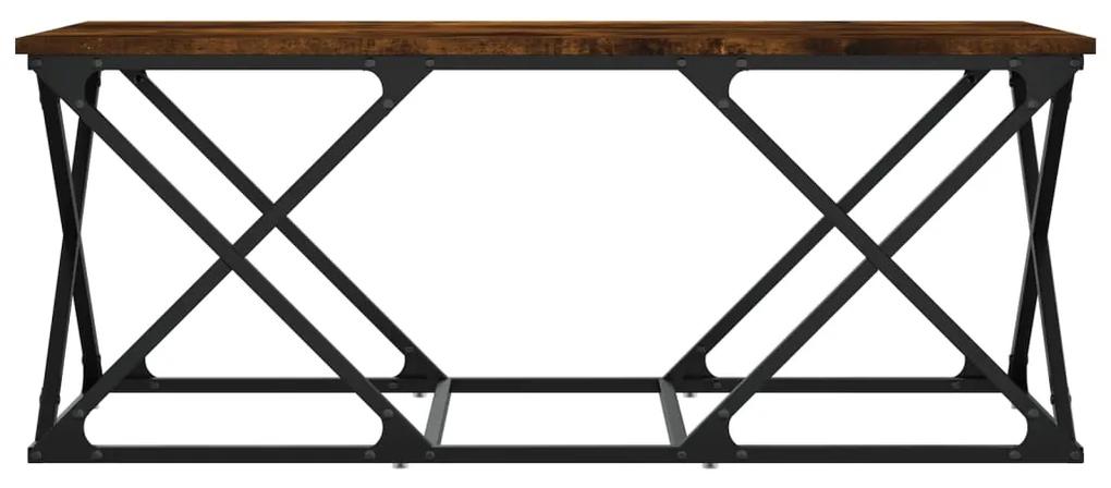 Mesa de centro 100x49x40 cm derivados madeira carvalho fumado