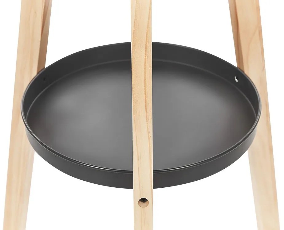 Candeeiro de pé branco 149 cm BLUFF Beliani