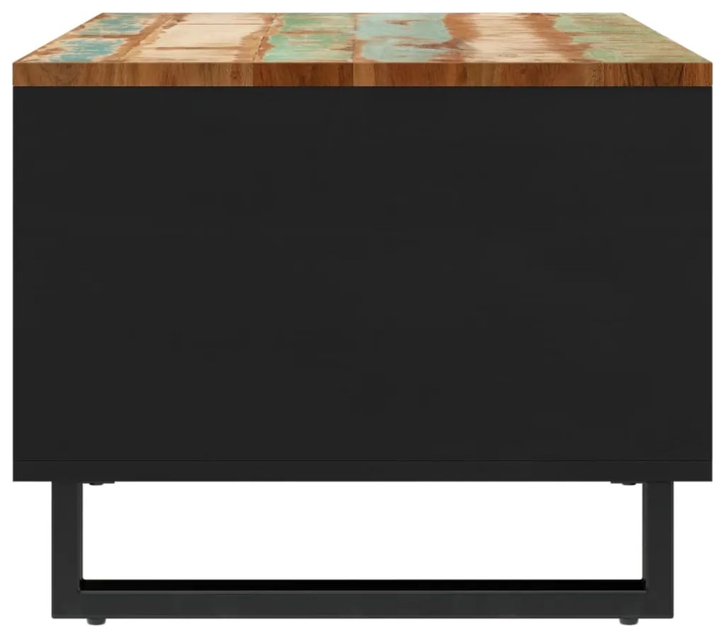 Mesa de centro 60x50x40 cm madeira recuperada maciça