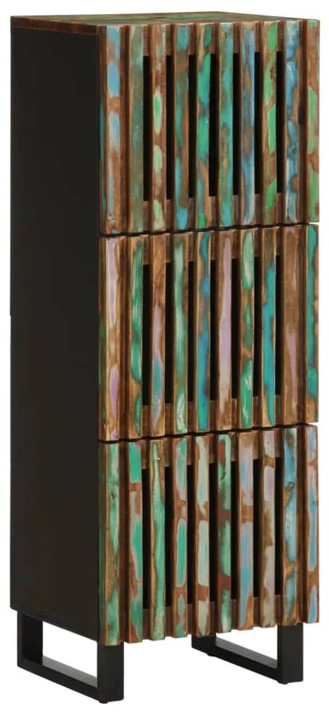 vidaXL Aparador alto 40x34x110 cm madeira de acácia maciça