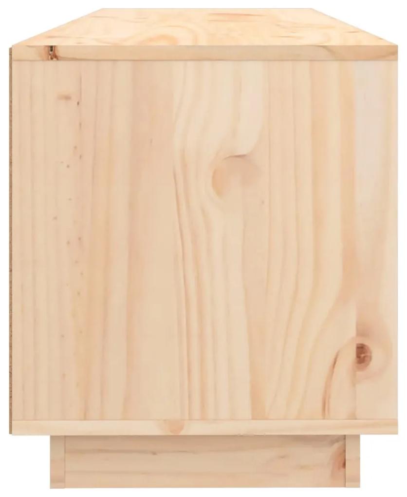 Móvel de TV 100x34x40 cm madeira de pinho maciça