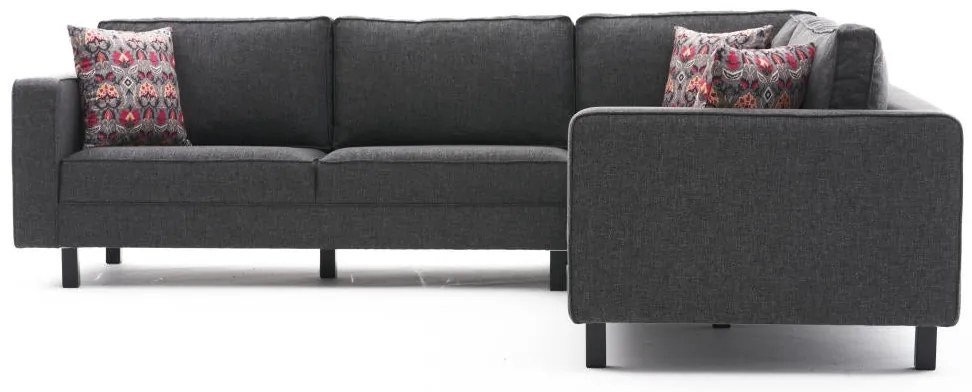 Sofá de Canto Kale – Antracite – 258x83x258 cm