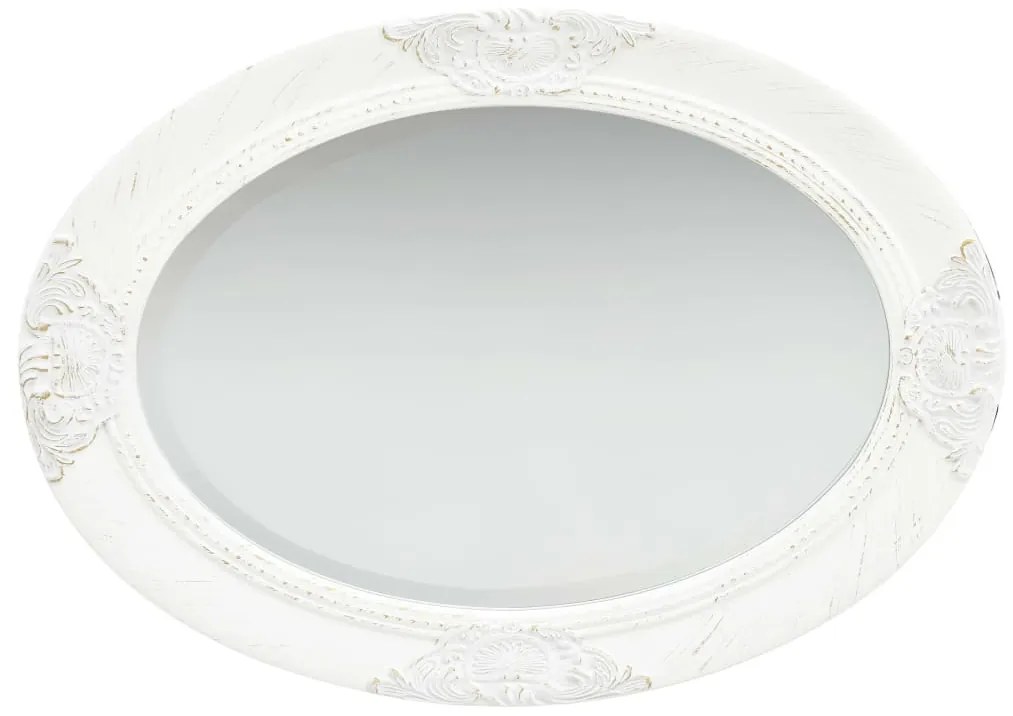 Espelho de parede estilo barroco 50x70 cm branco