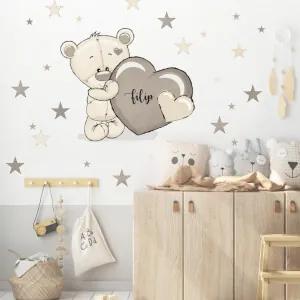 Autocolantes de parede para criança - autocolante com ursinho