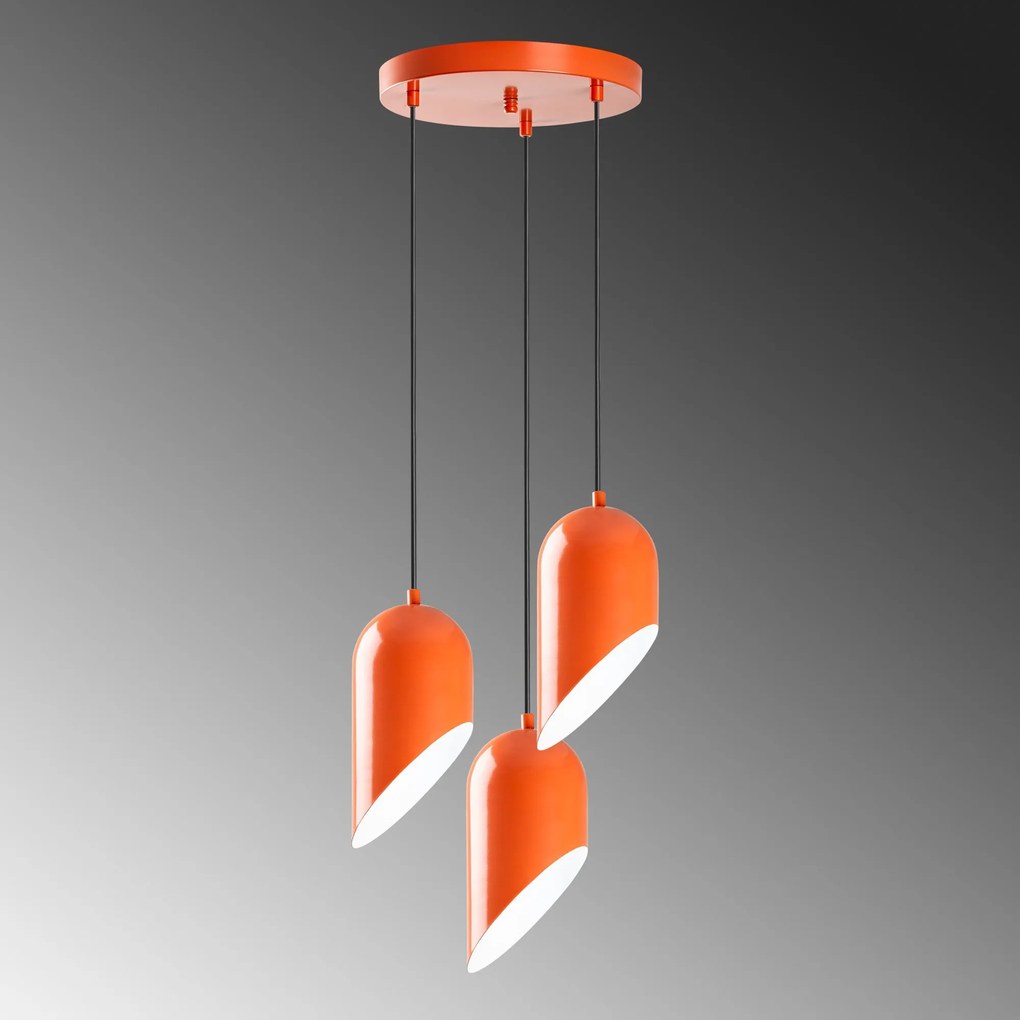 Chandelier Kesik – Laranja – Ø40 cm