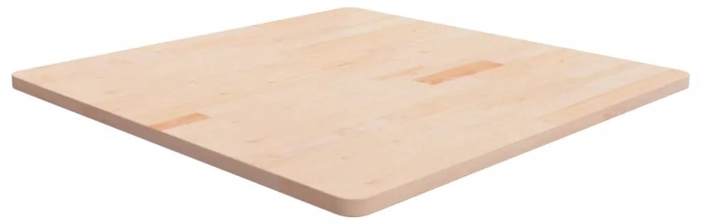 Tampo de mesa quadrado 90x90x2,5 cm carvalho maciço não tratado
