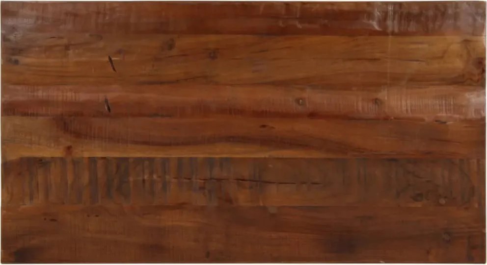 vidaXL Tampo de mesa retangular 100x50x3,8cm madeira recuperada maciça