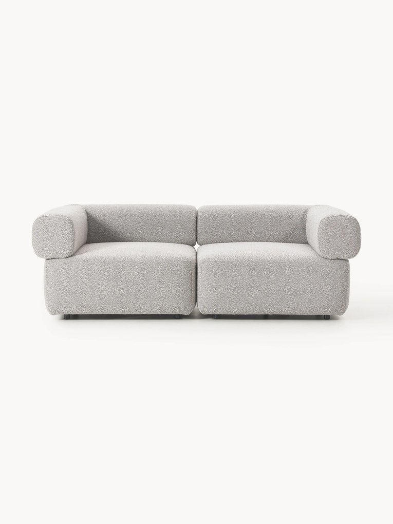 Sofá modular em bouclé Anton (2 lugares)
