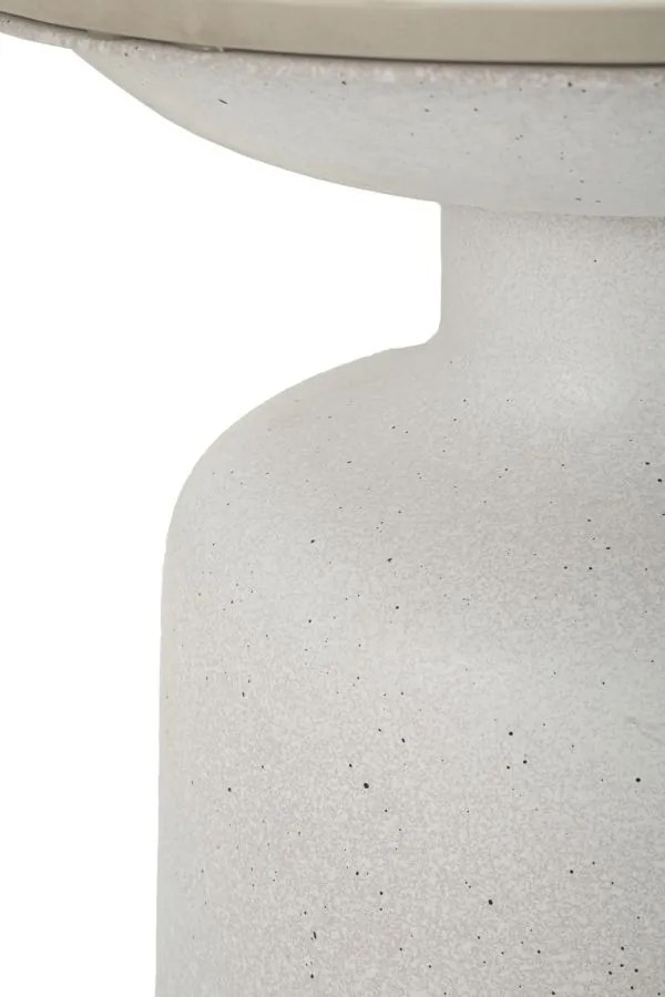 MESA DE APOIO FUSH Ø 40X47 CM BRANCA