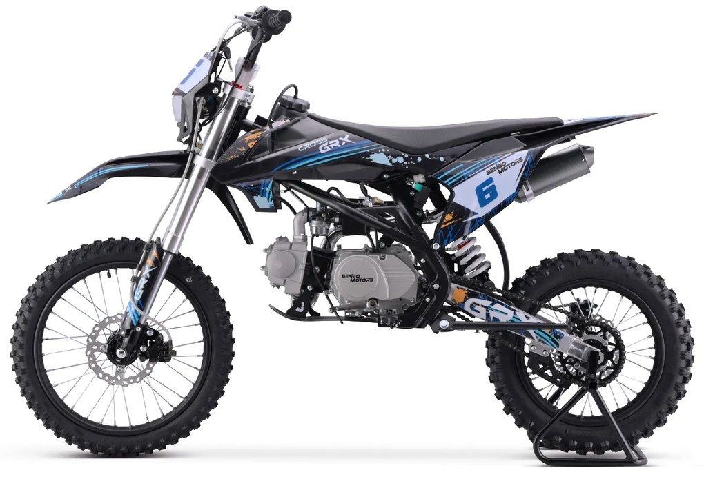 Mota cross Gasolina 125 cc para crianças e adolescentes Motors Cross GRX Azul