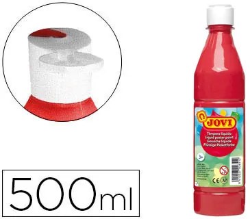 Guache Liquido Jovi 500 Ml Vermelhao