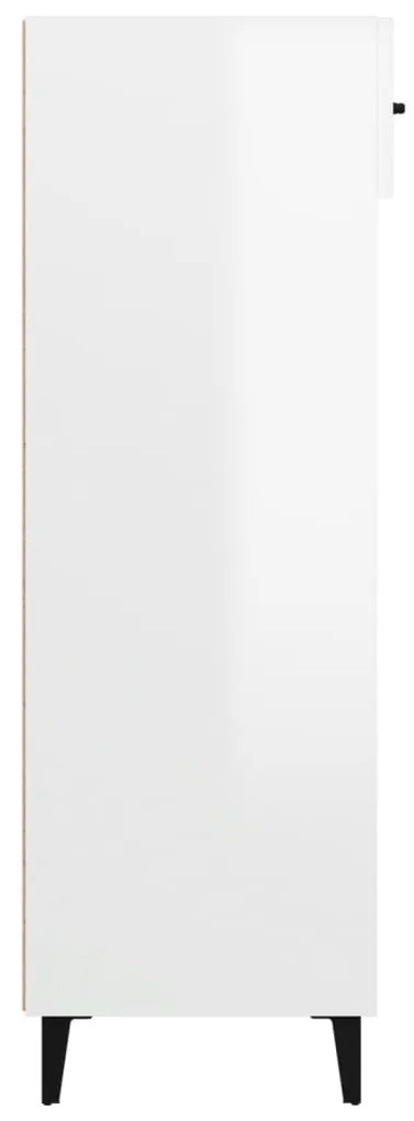 Sapateira 60x35x105 cm derivados de madeira branco brilhante