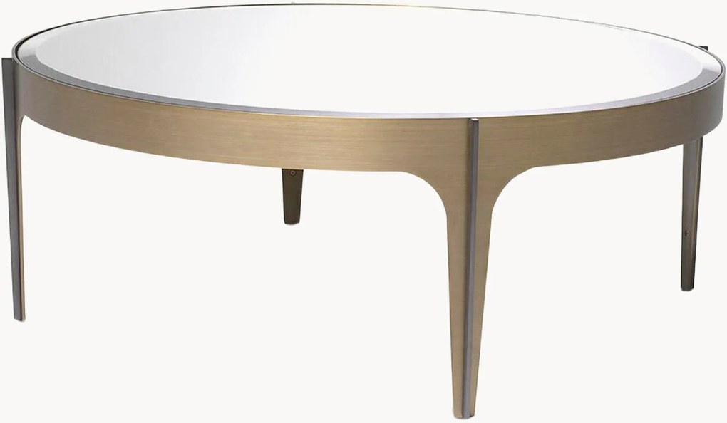 Mesa de centro redonda com tampo espelhado Artemisa