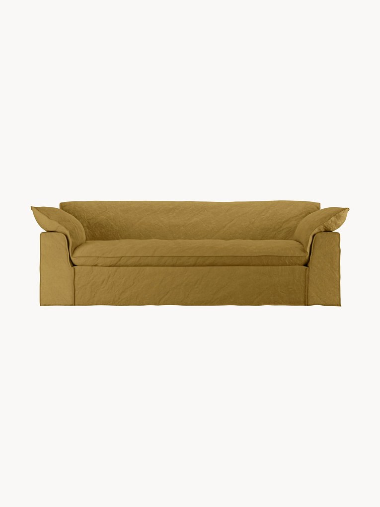 Sofá Nomad (3 lugares) 244 cm - Linho, ocre queimado