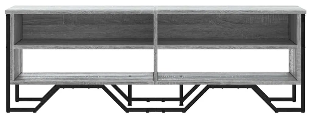 Móvel de TV 122x34x41 cm derivados de madeira cinzento sonoma