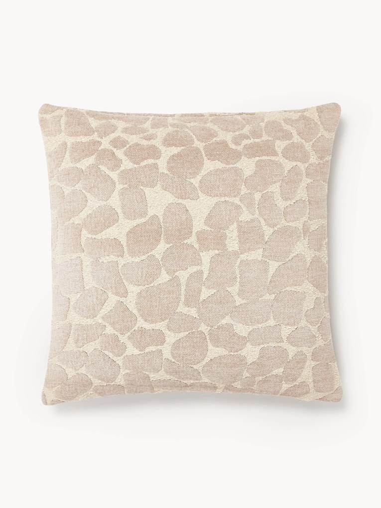 Capa de almofada de bouclé e chenille Nenda