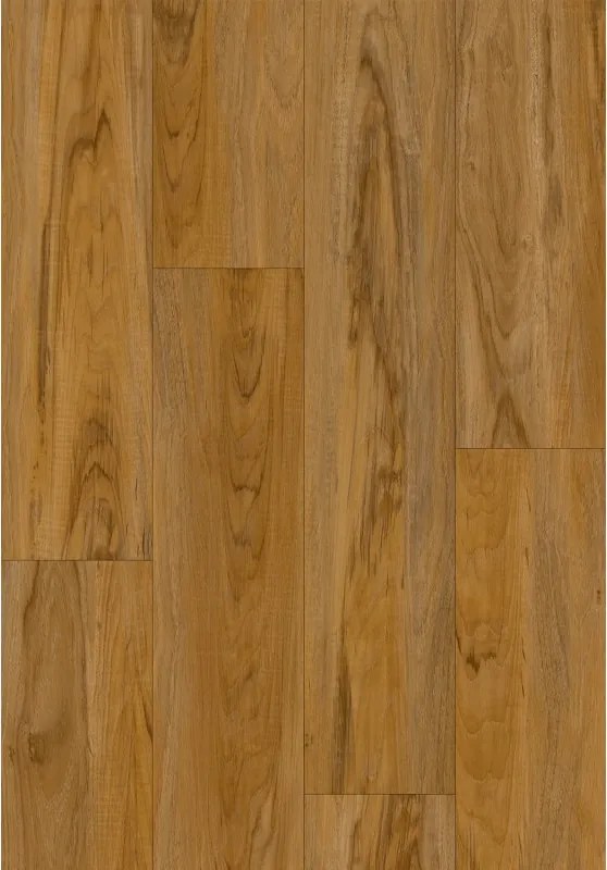 Mexen Norfolk  painéis vinílicos 1240 x 182 mm SPC 6,5 mm, substrato IXPE 1,5 mm, 4 V-Fuga, Teca - F1093-1240-182-505-4V1-08