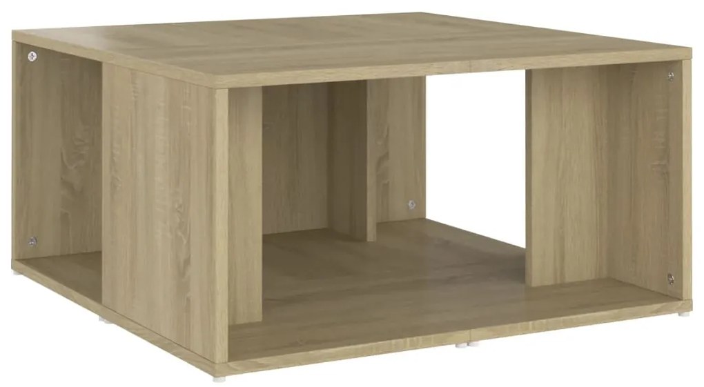 Mesas de centro 4 pcs derivados de madeira carvalho sonoma